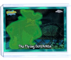 2025 Topps Chrome SpongeBob The Flying Dutchman Aqua Lava Refractor #'ed 092/199 - Picture 1 of 1
