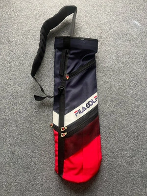 Bolso de hombro vintage Fila Golf juvenil bolsa de club de golf junior rojo blanco azul par 3  Foto 1 de 4