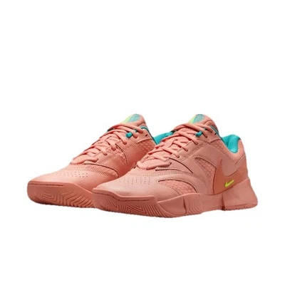 Women Nike Court Lite 4 Hard Court Tennis Shoes Apricot Agate/Cactus  HF7839-800 - Image 1 of 4