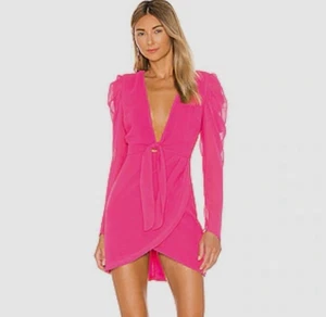 Michael Costello x Revolve Ibiza Mini Dress Hot Pink  - Picture 1 of 10