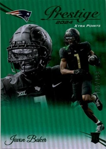 2024 Panini Prestige #346 Javon Baker Verde Premium Xtra Points #/199 Novato - Imagen 1 de 2