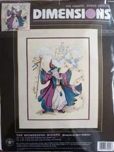 "Wonderful Wizard" No Count Cross Stitch Kit By Merri Roderick For Dimensions - Picture 1 of 6