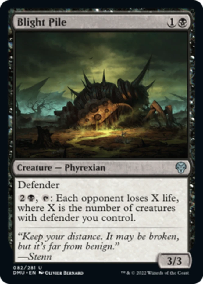x1 Blight Pile - Dominaria United - NM - MTG - Image 1 of 1