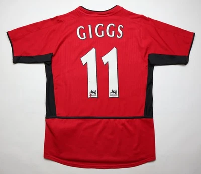 CAMISETA DE LOCAL MANCHESTER UNITED 2002/2004 LOCAL #11 RYAN GIGGS NIKE JUVENIL XL Foto 1 de 4
