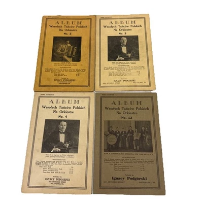 Accordion ~ Wesolych Tancow Polskich Orkiestre # 2, 3, 4, 12 Sheet Music Lot - Image 1 of 4