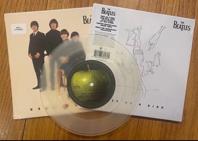 1 Beatles Free As A Bird/Real Love 7” Milk White Vinyl 2025 Limited Edition NEW Foto 1 de 3