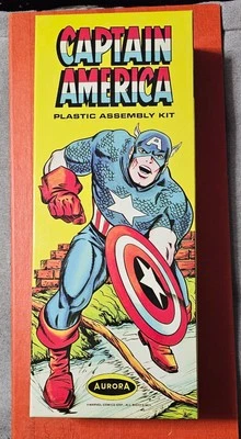 Reproduction of ORIGINAL 1966 AURORA ~Captain America ~ Kit. No. 476 - 100 BOX - Image 1 of 4