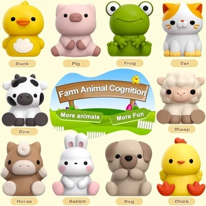 Learning Toys for 1,2,3 Year Old Toddlers, 20Pcs Farm Animals Toys Montessori... - Foto 1 di 7