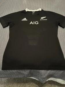 Maglia Adidas Nuova Zelanda All Blacks Rugby Club AIG taglia 2XL - Foto 1 di 11