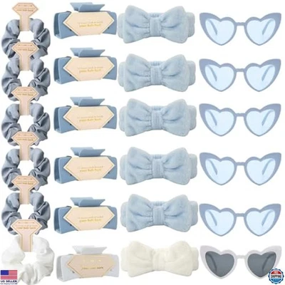 Набор подарков предложение подружки невесты - 24 резинки для волос и зажимы для когтей для свадеб - Изображение 1 из 4