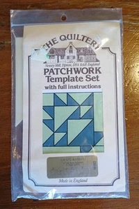 The Quiltery Patchwork Acrilico Modello Set "Cesto Uva" 10" Quadrato Vintage UK - Foto 1 di 3