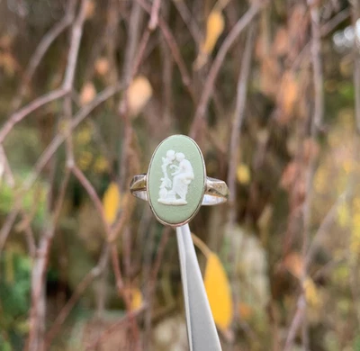 Bague Ancienne WEDGWOOD Argent Massif - Photo 1/4