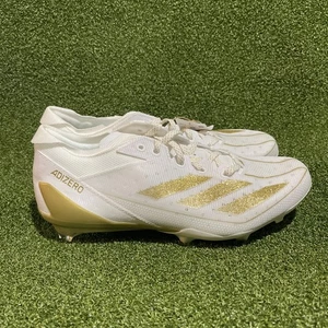 Botines de fútbol Adidas Adizero eléctricos dorados blancos IE4381 para hombre talla 10 - Imagen 1 de 7