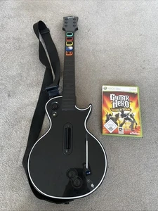 Xbox 360 Guitar Hero Les Paul Wireless Controller With World Tour Game - Picture 1 of 2