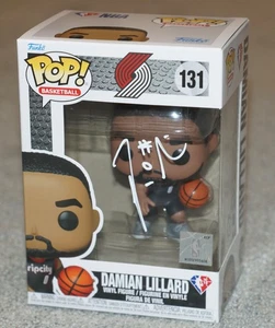 DAMIAN LILLARD Portland Blazers Signed FUNKO POP #131 + BECKETT COA - Picture 1 of 7