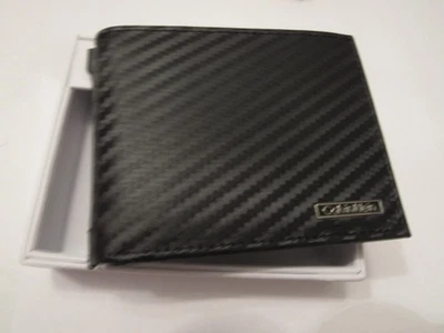 NUEVO CON ETIQUETAS Calvin Klein Color Negro PVC Carcasa Doble Cartera RFID Foto 1 de 4