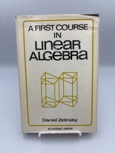 A First Course In Linear Algebra By Daniel Zelinsky (1968) Hardcover DJ - Foto 1 di 19