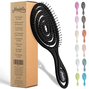 Organic Detangling Hair Brush for Women, Men & Children - Does not Pull on Ha... - Picture 1 of 7