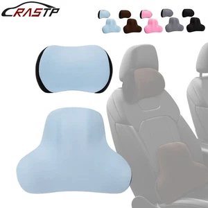 Cojín para cuello de coche espuma viscoelástica soporte lumbar respaldo almohada universal reposacabezas de coche - Imagen 1 de 16