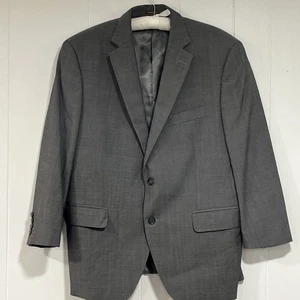 Peter Millar Hombre Blazer Lana Dos Botones Doble Ventilación Gris Chaqueta 42S - Imagen 1 de 12