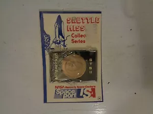 NASA Kennedy Space Center Space Shuttle Challenger Collectors Coin Brass NIP - Picture 1 of 3