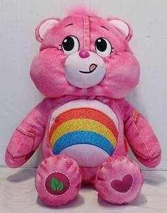Care Bears 12" Cheer Bear rosa süßes Denim-Design. Super weiches Material. Nagelneu - Bild 1 von 16