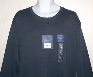 Camisa Henley Croft & Barrow Fácil Cuidado Mangas Largas Talla XXL Gris Nueva con Etiquetas - Imagen 1 de 7
