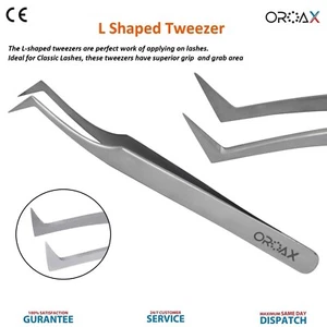 Pinzas de extensión de pestañas para extensiones rusas 3D, 4D, 6D tipo L - Imagen 1 de 3