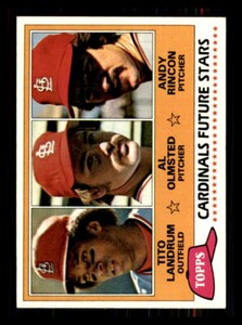 1981 Baseball Topps Cardinals FS -Landrum/Olmsted/Rincon  Cardinals #244 FS2