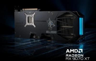 PowerColor Hellhound AMD Radeon RX9070XT 16GB GDDR6 Graphics Card - Image 1 of 4