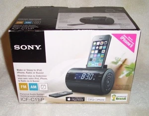 Sony ICF-C11IP Dream Machine IPod/IPhone Lightning Dual Alarm Clock ICFC11iP - Picture 1 of 5