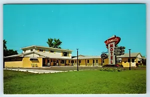 Vintage Postkarte Armata Motel Ironwood Michigan MI - Bild 1 von 2