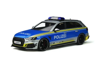 AUDI RS4-R ABT AVANT 2020 POLIZEI GT SPIRIT GT817 1:18 RS 4 RESINA 1299 PCS - Immagine 1 di 4
