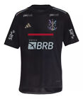 Flamengo Third W/ Sponsor Soccer Football Jersey Shirt 2023 - 2024 Adidas Brazil
