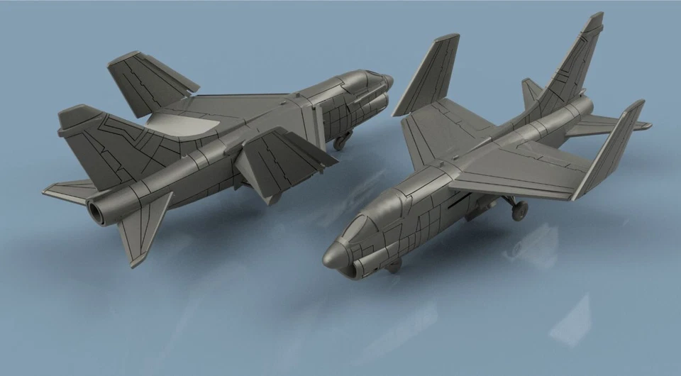 Larsenal	3D 400 091	1:400 A-7 E Corsair II folded wings x5 - Photo 1/1