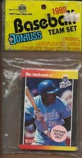 1989 Donruss Baseball factory sealed Kansas City Royals team set (Brett,Jackson)