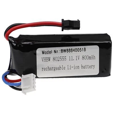 RC Akku Modellbau SM-2P 800mAh 11,1V - Bild 1 von 3