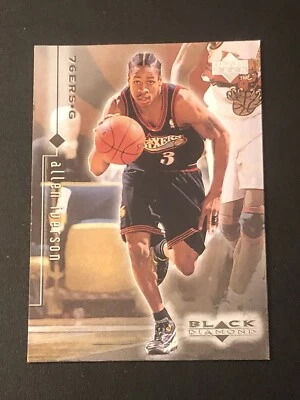 1998-99 Upper Deck Black Diamond Allen Iverson #66 HOF VG - Image 1 of 2
