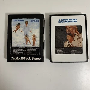 Kenny Rogers Greatest Hits & Anne Murray Where Do You Go 8 Track Cartridge Tape - Picture 1 of 10