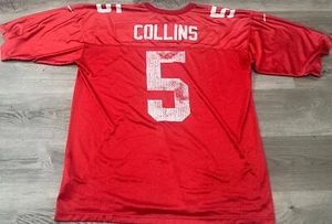 NEW YORK GIANTS Kerry COLLINS #5 JERSEY NIKE Team Red Jersey Size XXL - Picture 1 of 6