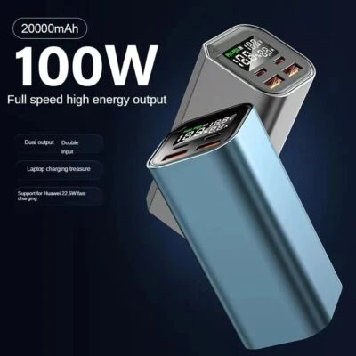 20000mAh PD100W Fast Charging Power Bank External Battery Portable Charger TypeC - Image 1 of 4