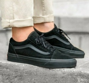 vans old skool pure black