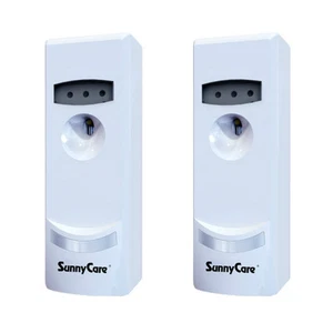 2 Pcs SunnyCare #6033W White ABS Plastic Air Refresher Dispenser Free Shipping - Picture 1 of 2