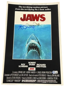 RICHARD DREYFUSS SIGNED 12X18 PHOTO JAWS AUTHENTIC AUTOGRAPH BECKETT WITNESS - Picture 1 of 2