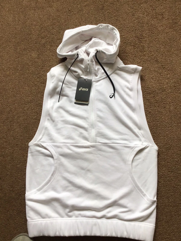 Women’s ASICS Sleeveless Hoodie Size L - Image 1 of 3