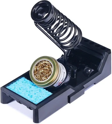 Premium Soldering Iron Holder With Brass Wool, Cleaning Sponge And Tip Holder - Image 1 of 4