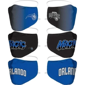 3 Pack Orlando Magic Officially Licensed NBA Washable Resuable Face Mask Cover - Picture 1 of 9