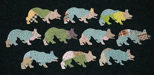 10 CORTADORES ANTIGUOS BORDER COLLIES ACECHANDO! ¡PERROS! ¡Scrapbooking! ¡Aplique! - Imagen 1 de 1