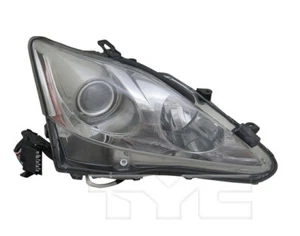 TYC Right Side Halogen Headlight for Lexus IS Sedan 11-13 & Convertible 12-15 - Picture 1 of 3