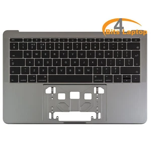 Topcase + UK Tastatur Handauflage für Apple MacBook Pro 13" A1708 grau MLL42LL/A - Bild 1 von 3
